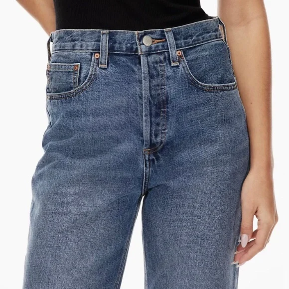 Aritzia Demin Forum Joni High Rise Loose - Picture 5 of 11